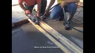 How to Saw Cut Concrete [upl. by Smail746]