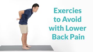 5 Exercises to AVOID with Lower Back Pain amp Sciatica [upl. by Uund]