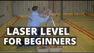 How To Use A Laser Level SelfLeveling Laser Basics [upl. by Karlin]