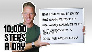 The Ultimate Guide On How To Walk 10000 Steps A Day TIME MILES CALORIES  LiveLeanTV [upl. by Grigson442]