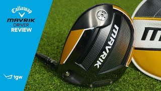 Callaway MAVRIK Driver Review [upl. by Nilra]