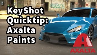 KeyShot Quicktip Axalta Paints [upl. by Denni]