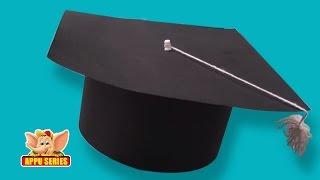 Learn to make a Graduation Cap  Arts amp Crafts [upl. by Iralam]