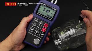 R7900 Ultrasonic Thickness Gauge [upl. by Noellyn]