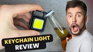 COB Rechargeable Keychain Light Honest review [upl. by Skill]