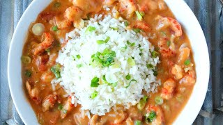 New Orleans Crawfish Etouffee Made EXTRA Easy [upl. by Yob]