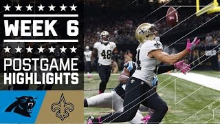 Panthers vs Saints  NFL Week 6 Game Highlights [upl. by Warchaw155]