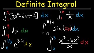 Definite Integral Calculus Examples Integration  Basic Introduction Practice Problems [upl. by Nora]