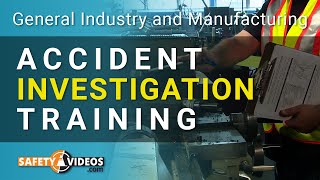 Accident Investigation Training from SafetyVideoscom [upl. by Enerol]