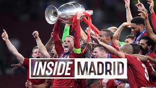 Inside Madrid Tottenham 02 Liverpool  The Reds lift the European Cup [upl. by Atsugua586]