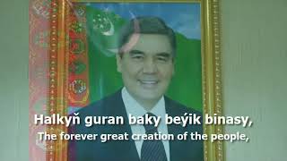 National Anthem of Turkmenistan  quotGaraşsyz Bitarap Türkmenistanyň Döwlet Gimniquot [upl. by Trauner148]