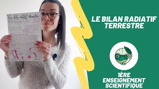 Le bilan radiatif terrestre  1ère enseignement scientifique  Madame SVT [upl. by Ammadis]