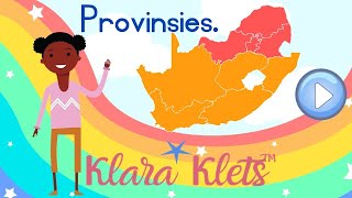 Provinsies van SuidAfrika Klara kyk na SuidAfrika se Provinsies [upl. by Garlan]