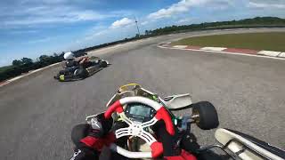 X30 iame Onboard sepang practice [upl. by Seugram]