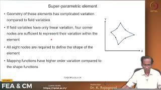 Isoparametric Elements PartI [upl. by Prissie]