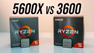 AMD Ryzen 5 5600X vs 3600 CPU Comparison  Worth Upgrading [upl. by Delos227]