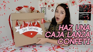 COMO HACER UNA CAJA EXPLOSIVA DE CONFETI WenDIY [upl. by Ah282]