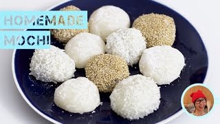 Homemade Mochi  Super Simple [upl. by Labannah]