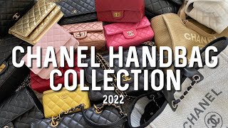 ENTIRE CHANEL HANDBAG COLLECTION 2022  Minks4All [upl. by Niu]