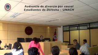 Audiencia de divorcio por causal simulación [upl. by Aicirt]