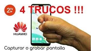 Captura de pantalla y grabación en Huawei ¡4 TRUCOS IMPERDIBLES [upl. by Sukin]