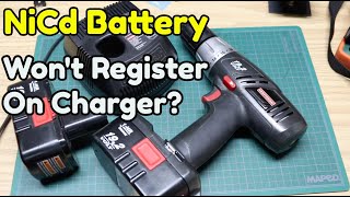 HOW TO REVIVE A NiCd DRILL BATTERY THAT WON’T CHARGE [upl. by Jackquelin808]