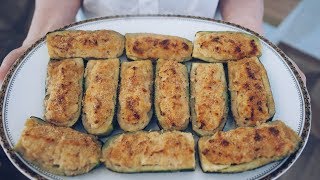 Zucchine ripiene al forno – Ricetta gustosa e velocissima [upl. by Yazbak]