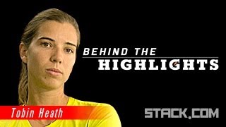 Behind the Highlights Tobin Heaths Amazing Double Nutmeg [upl. by Yespmed]