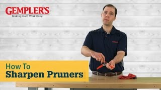 How to Sharpen Pruners [upl. by Einwahr]