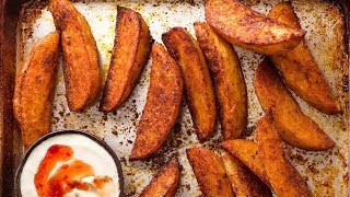 Seasoned Baked Potato Wedges [upl. by Malone547]