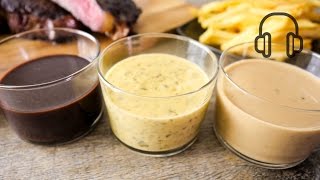 3 French Steak Sauce Recipes [upl. by Elbring]