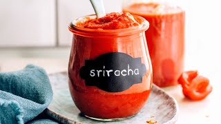 How to Make Sriracha Sauce 15 Minutes  Minimalist Baker Recipes [upl. by Jahn]