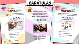 CARÁTULAS EN WORD 4 Diseños  TUTORIAL fácil paso a paso  Shirlhy [upl. by Oos]