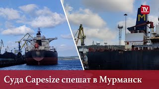 Суда Capesize спешат в Мурманск [upl. by Osnofledi]