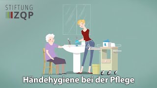 Händehygiene in der Pflege  ZQPErklärfilm [upl. by Larimore]