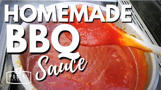 Easy Barbecue Sauce Recipe  The Best Homemade BBQ Sauce ever [upl. by Yeltnerb]