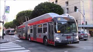 MUNI San Francisco Trolleybuses [upl. by Alaehcim816]