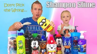 Dont Choose the Wrong Shampoo Slime Challenge [upl. by Attem]