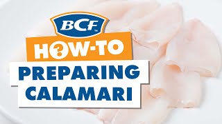 Cleaning Squid Tubes  Preparing Calamari  BCF How To [upl. by Kimmy]