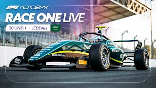 LIVE Race 1  Jeddah 2024  F1 Academy [upl. by Ailongam]