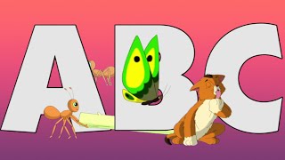 Learn the Animals Name in English for Children  ABC Alphabet Animals Vocabulary [upl. by Yecies]