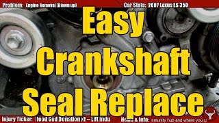 Crank Seal Replacement the Easy Way [upl. by Benoit]