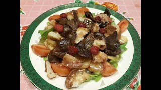 Recette de ma SALADE PÉRIGOURDINE aux GÉSIERS de CANARD CONFITS [upl. by Mutat]