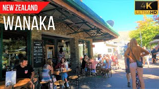 Wanaka New Zealand  4K Walking Tour [upl. by Nyrahtak84]