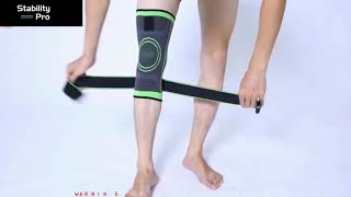 Best Compression Knee Brace Sleeve With Stabilizer Straps [upl. by Nahk]