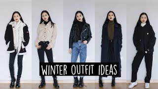 WINTER OUTFIT IDEAS  Layering [upl. by Hightower183]