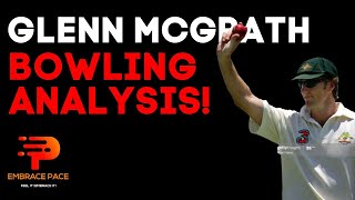 GLENN MCGRATH BOWLING ACTION  SLOW MOTION ANALYSIS [upl. by Billen541]