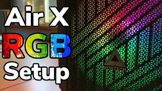 Quick Tips — Setting up the aRGB hub in a Montech Air X ARGB [upl. by Tabbie]