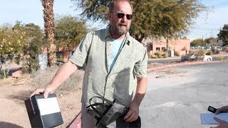 Brother picks up remains of Stephen Paddock from Las Vegas coroner [upl. by Eidnil759]