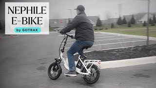 REVIEW Gotrax NEPHELE 16quot Electric Bike Max 25Miles Range Pedal Assist amp 15MPH [upl. by Nagoh149]